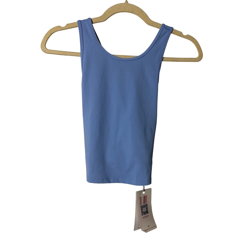 P.E Nation Agility Test‎ Tank Lavender Lustre Blue Cross Back Top XS NWT